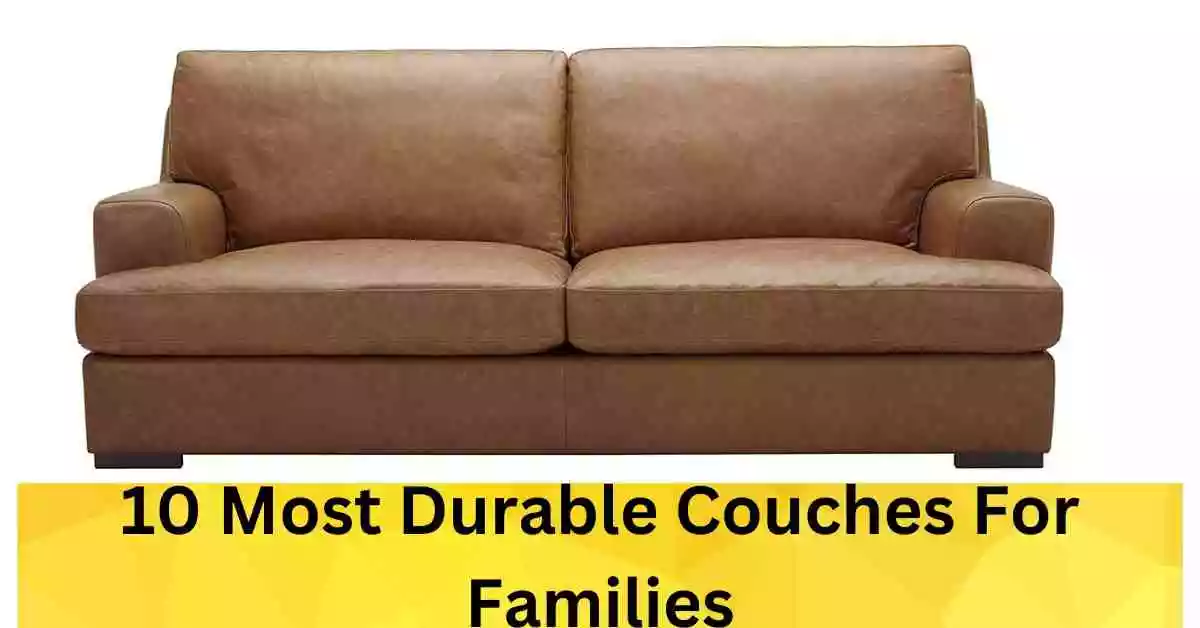 10 Most Durable Couches For Families Featured Image