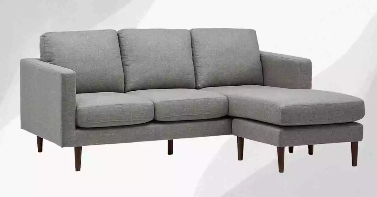 Rivet Revolve Modern Upholstered Sofa Most Durable Couches For Families