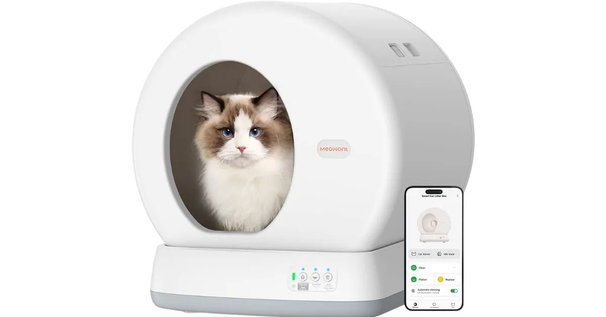 Meowant Self-Cleaning Cat Litter Box